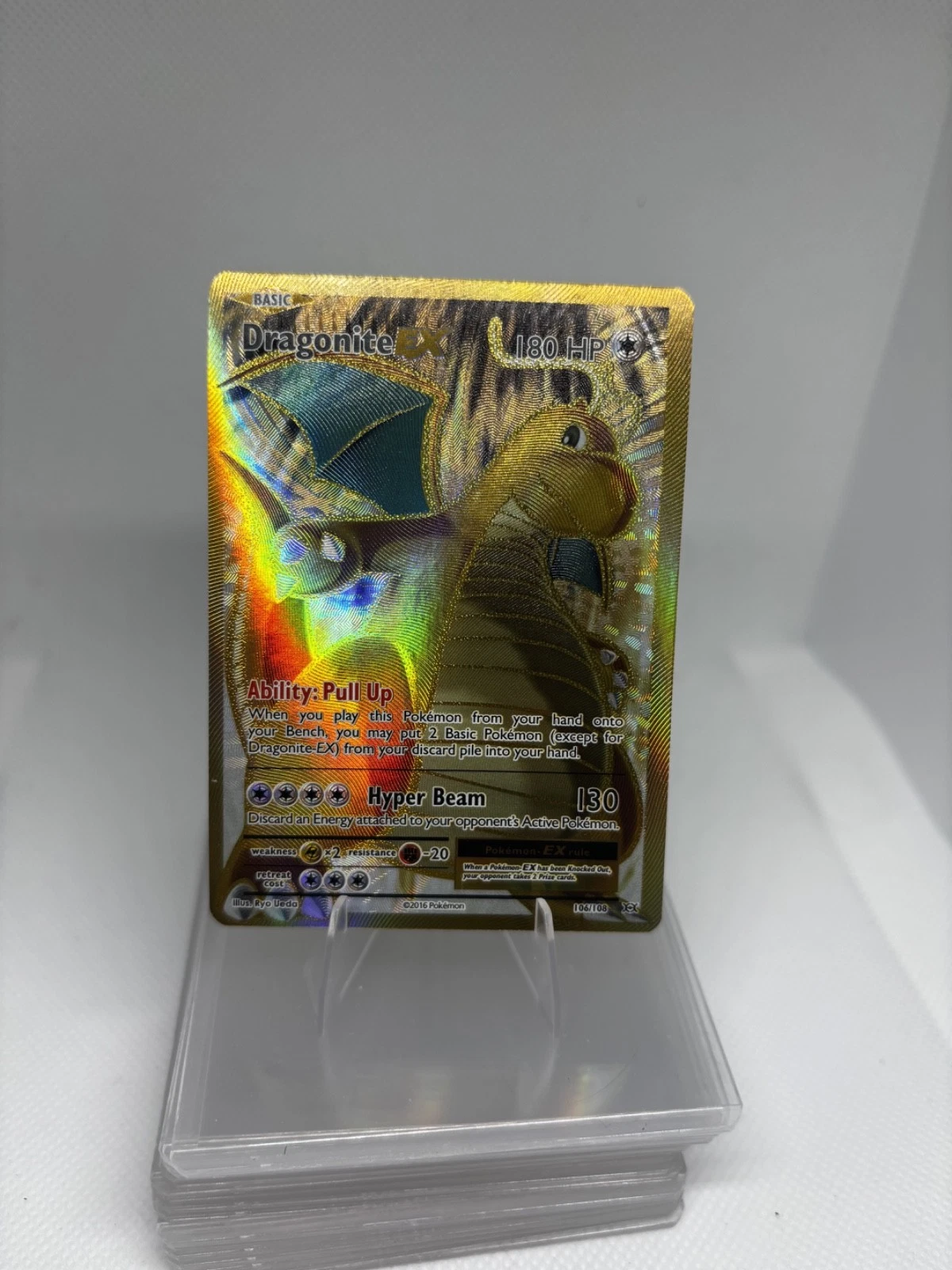 Pokémon TCG Pokémon Dragonite ex 106/108 Ultra Rare Holo Evolutions