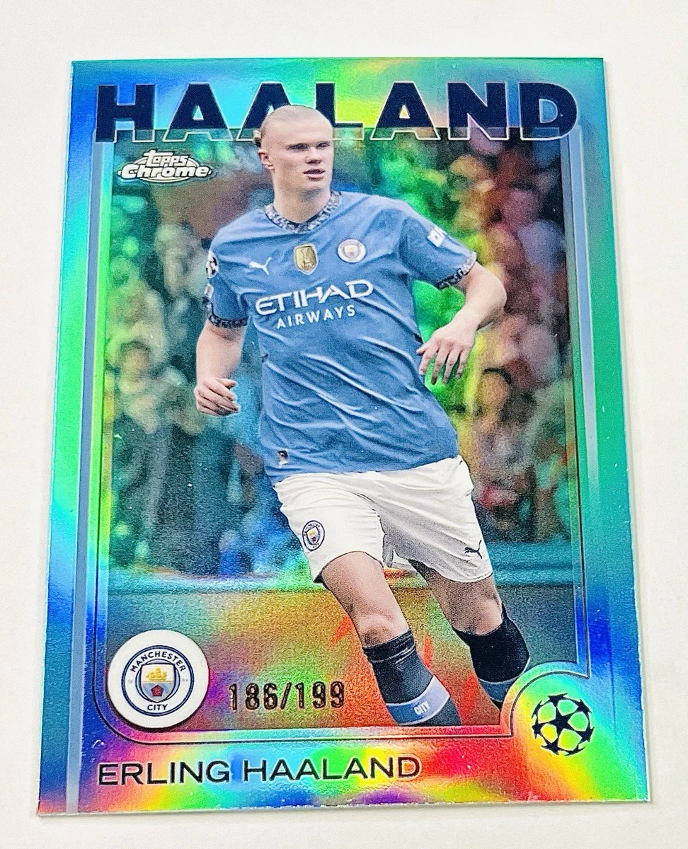 Topps Chrome Uefa Club Competitions - Erling Haaland #9 2024-25 