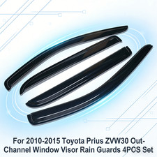 For 2010-2015 Toyota Prius Zvw30 Out-channel Window Visor Rain Guards 4pcs Set