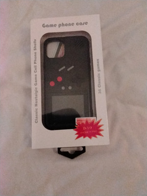 iPhone X D-10 Nostalgic Retro 36 Classic Games Rechargeable Game Phone Case