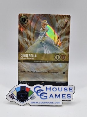 Cinderella Ballroom Sensation Enchanted Lorcana Rise Of The Floodborn CCGHouseRA