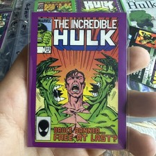 11d The Incredible Hulk Marvel 2003  Topps #57 Issue 313 1986 Comic Book Cover
