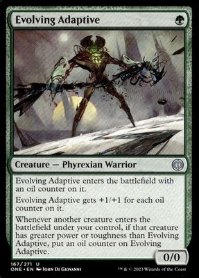 2023 Phyrexia: All Will Be One Evolving Adaptive Expansion/Uncommon #167