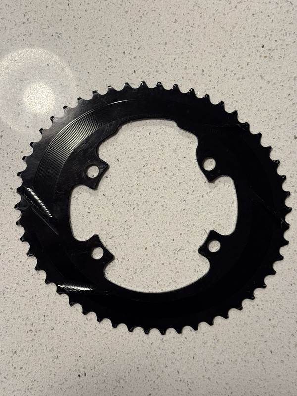 absoluteBLACK Oval Chainring 50T 110BCD Asymmetrical Chainring