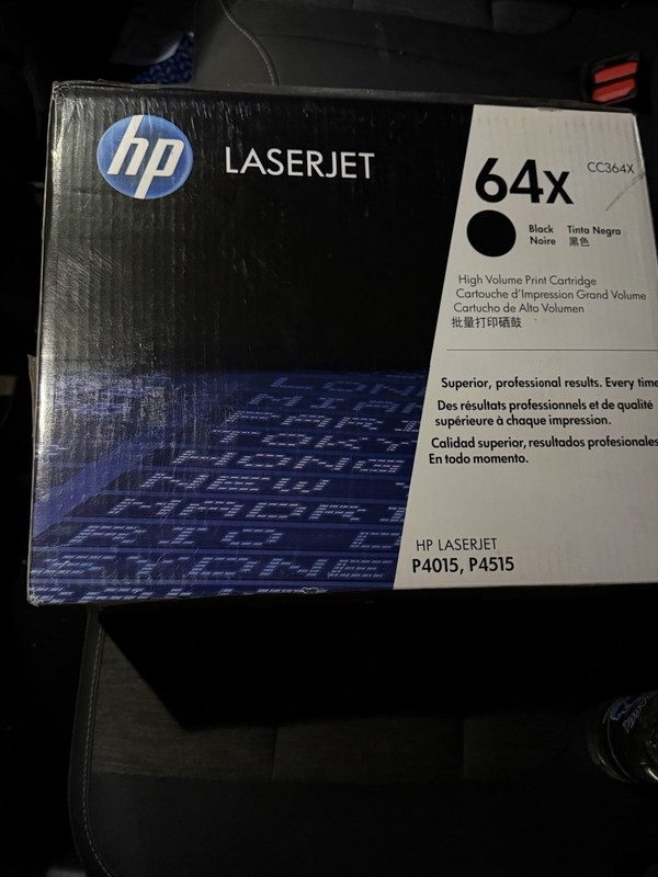 Genuine HP 64X (CC364X) Black High Yield Original LaserJet Toner Cartridge OEM