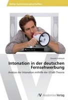 Intonation In Der Deutschen Fernsehwerbung Gintare Lideikyte