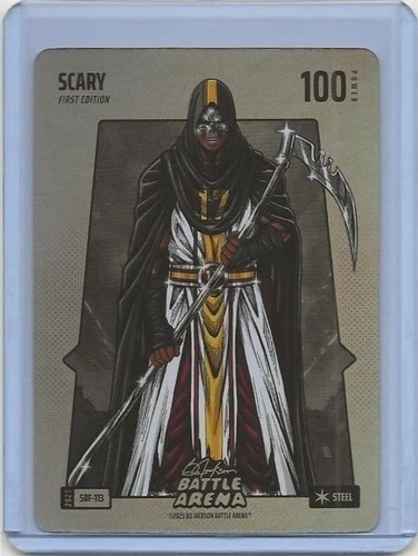 2026 Scary Terry McLaurin Bo Jackson Battle Arena Silver Steel #SBF-113