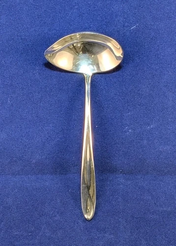 Reed & Barton SILVER SCULPTURE Solid Piece Cream Ladle (Sterling, 1954)
