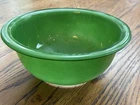 Vintage Pyrex Corning Bowl 322 Green w/ Clear Bottom 1L Mixing Serving  Wide Rim