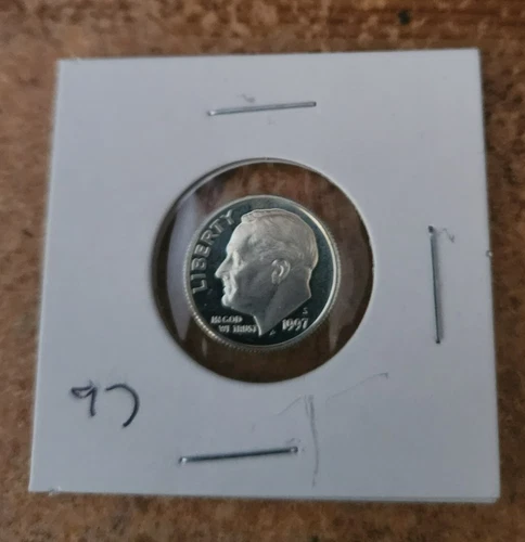 1997 s 90% silver proof Roosevelt dime