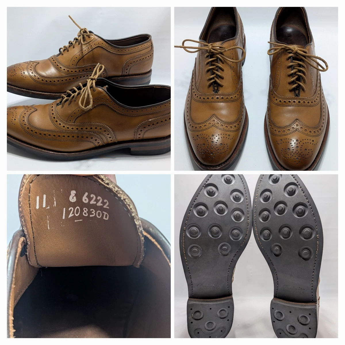 Allen Edmonds Wingtip 
Mens Sz 10.5 E 
‘Shannon Drive’ 
Pre-Owned, Great Shape! ALLEN EDMONDS Winston Verse Wingtip Oxford Dress Shoes Black  main image 2