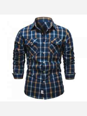 S.Oliver Camicia Uomo Slim Fit Maniche Lunghe – Blu, Taglia 3XL