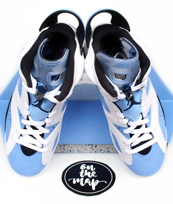 Nike Air Jordan 6 Retro UNC University Blue White UK 6 US 7 EU 40