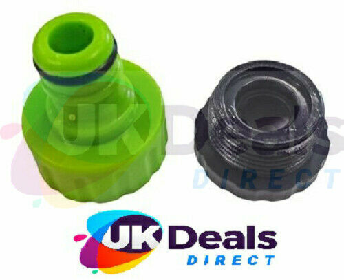 Garden Hose Attachments Nozzle, Tap End, Water Stop Connector 2way tap adaptor * - Picture 4 of 14