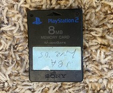Sony Playstation 2 PS2 Official OEM MagicGate 8mb Memory Card Genuine SCPH-10020