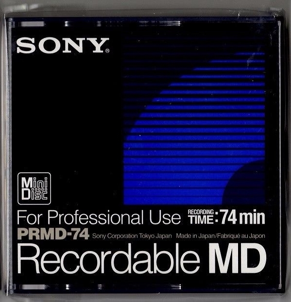 Sony Prmd74 Recordable Minidisc Mini Disc MD 74min Professional Mdw74 NOS for sale online eBay