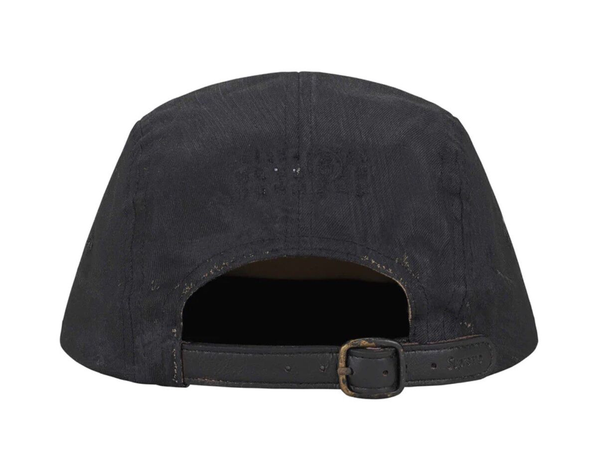 Supreme MM6 Maison Margiela Painted Camp Cap Black SS24 Supreme MM6 Maison Margiela Painted Camp Cap Black SS24