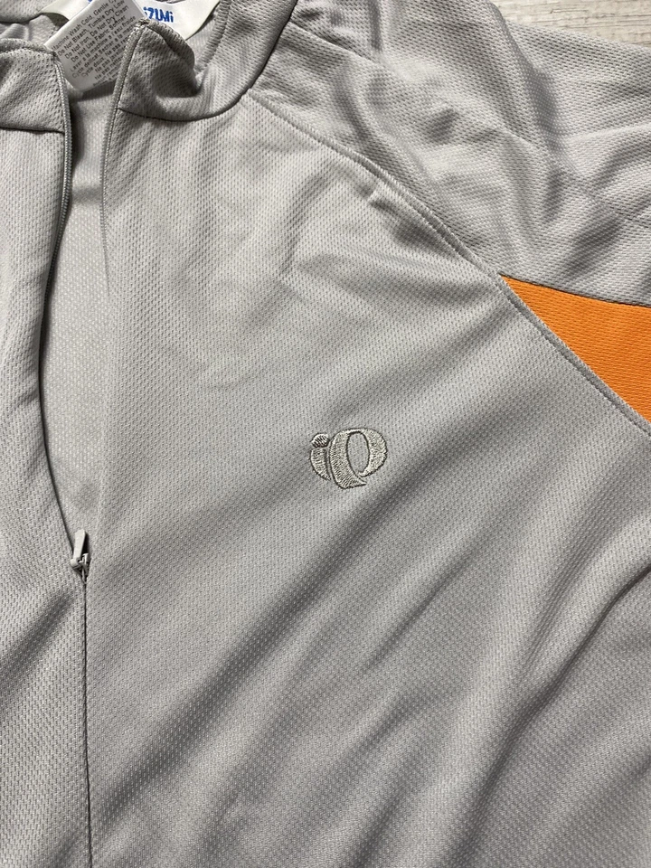 Camisa gris de ciclismo grande de manga corta para hombre Iq Pear Izumi Foto 3 de 4