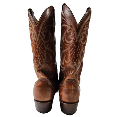 DAN POST VTG Mens Brown Leather Western Cowboy Boots Sz 9.5 D #233086/ 16625 DAN POST MENS BROWN LEATHER WESTERN/COWBOY BOOTS SZ 9 D  main image 3