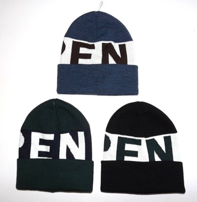 DESCUENTO 30% PENN-RICH De WOOLRICH GORRO LOGO BEANIE CAPUCHA DE