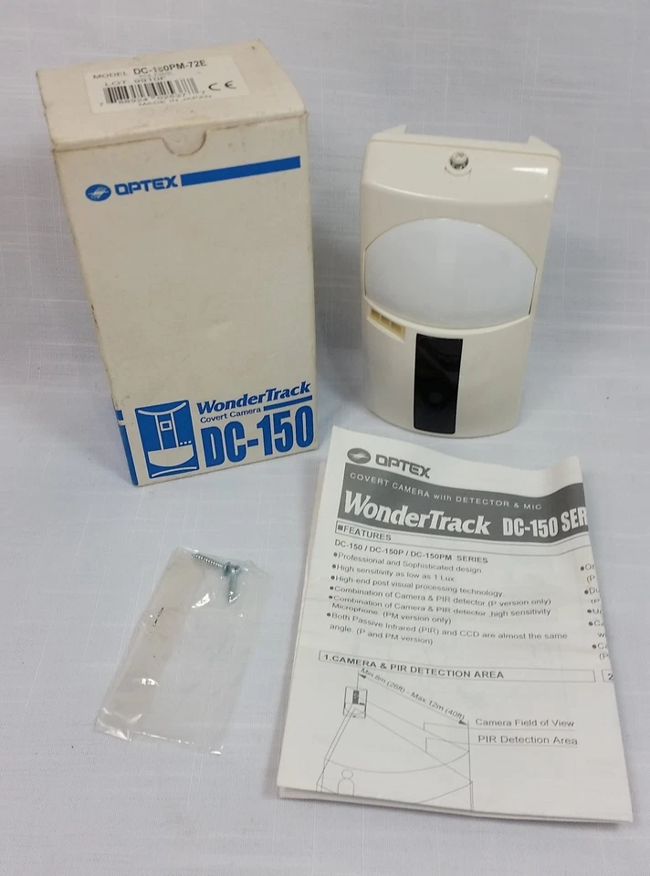 Cámara encubierta Optex WonderTrack DC-150PM-72E infrarrojo pasivo y micrófono Foto 2 de 4