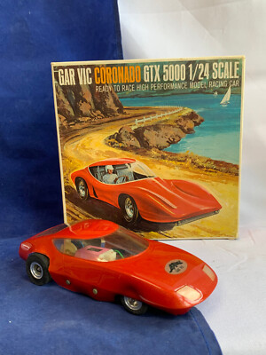 Gar-Vic Ocelot car Gar-Vic Co Coronado GTX 5000 box Plastic Toy Model Racing