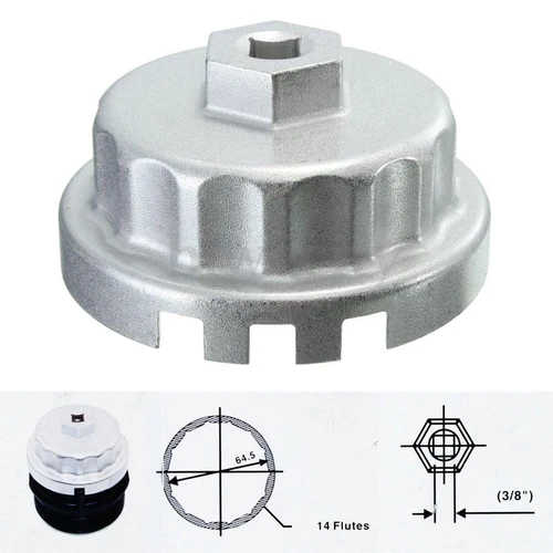 Aluminum Oil Filter Wrench Tool For Toyota Camry & Lexus Land Cruiser Aurion