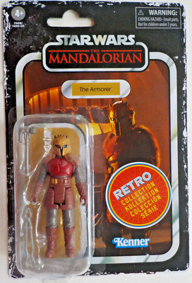 Armorer Star Wars Mandolorian Retro Collection MOC Kenner 2022 Disney+ The Tribe
