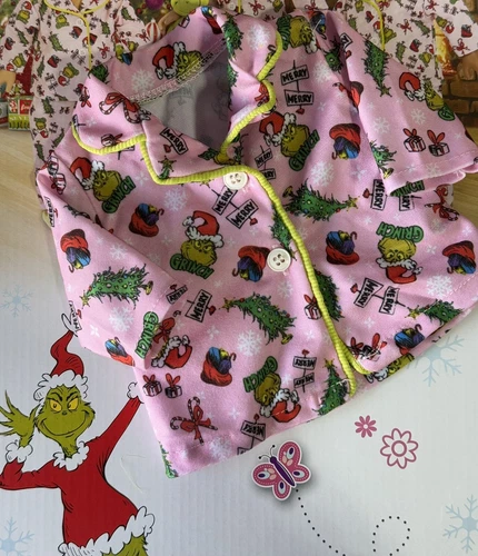 MY LIFE OUR GENERATION AMERICAN GIRL ILY FOREVER DOLLS GRINCH DOLL PAJAMA TOP