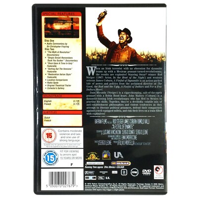 A Fistful of Dynamite (2-Disc DVD, 1972, Widescreen, *REGION 2