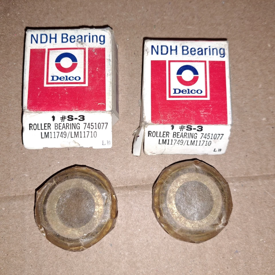 Rolamentos de rolos de roda GM NOS 1960-1980 Chevrolet Corvair & Vega # 7451077 (par) - Imagem 3 de 4