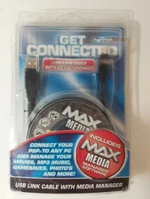 Get Connected - USB Link cable with Media Manager for PSP - Brand new