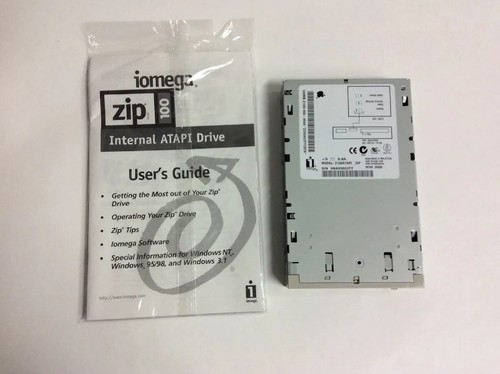 IOMEGA 100MB Zip Drive Internal Z100ATAPI IDE W/ User Guide | eBay