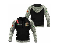Personalized Camo Mexico Eagle Mexican 3D HOODIE All Over Print Father Day Gift