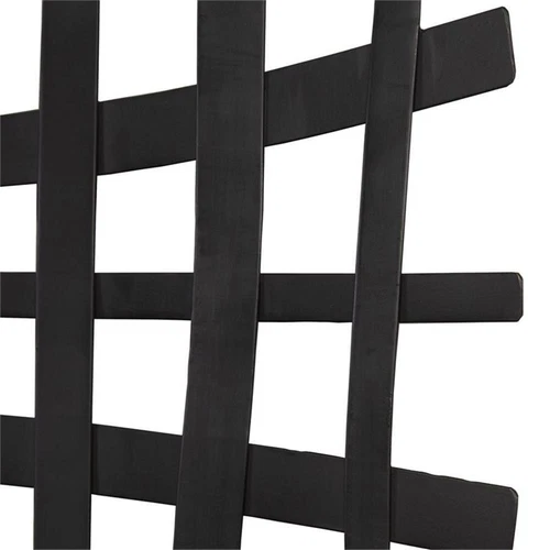 Uttermost Gridlines Square Abstract Grid Pattern Iron Metal Wall Decor in Black - Picture 5 of 7