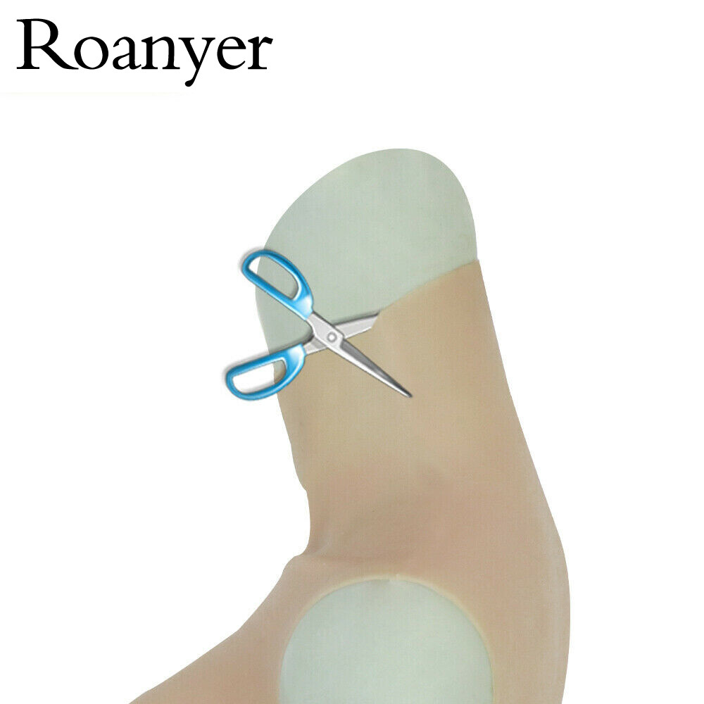 Roanyer Silicone Body Suit With Mask Crossdresser Fake Breast Forms Huge Boobs E - Foto 2