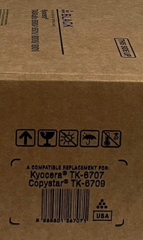 COMPATIBLE KYOCERA TK -6707 TK-6709 BLACK TONER TASKALFA 6500i 6501i 8000 NEW - Image 2 of 4