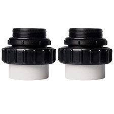 2 Pack Threaded 2" x 2" SLIP Union for Pentair Intelliflo and Whisperflo Pump
