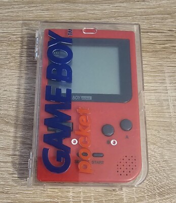 Nintendo Game Boy  Pocket Konsole in Rot mit Case und Beipack Zettel