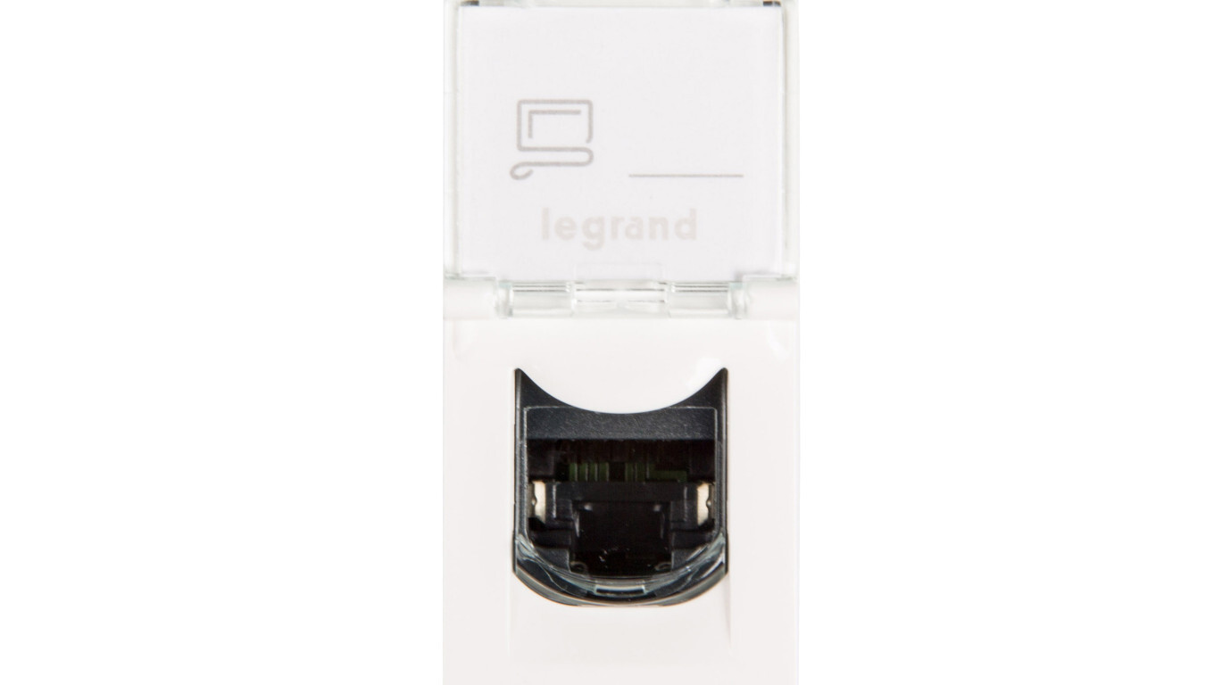 MOSAIC Single computer socket RJ45 cat.6 FTP white 076562 /T2UK