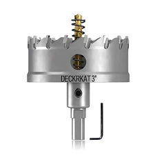 3" TCT Hole Saw for Hard Metal, Heavy Duty 75Mm Tungsten Carbide Tipped Hole Cut