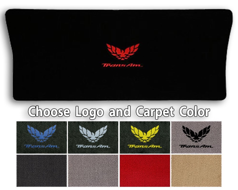 4-Piece Firebird Trans Am Classic Loop Carpet Floor Mats - Choose Your Color & Logo
