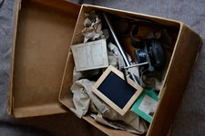 Vintage Soviet Photo enlarger U-2 #27266 packaging documents USSR year 1950 KMZ