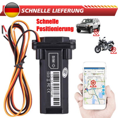 GPS Tracker Sender Echtzeit-Tracking Auto KFZ Motorrad Diebstahl Wasserdichte