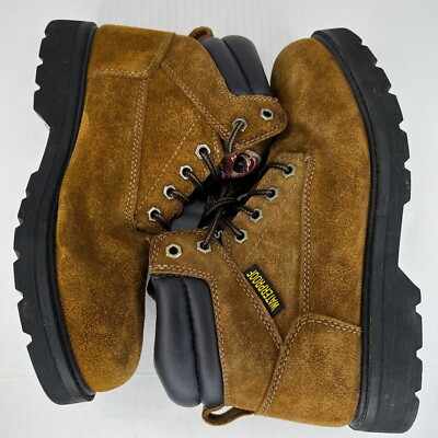 Brahma Blaster Steel Toe Work Boot Men\'s size 7 tan suede oil resistant Brahma Men main image 3