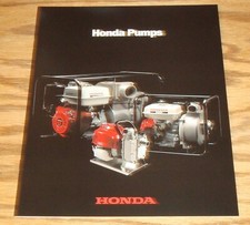 Original 2012 Honda Pump Sales Brochure 12 Construction Multi-Purpose