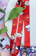 Cartoon Snoopy Lanyard Anime Series phone ID Badge Holder Key chain