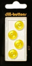 Dill Buttons ~ (0827) - 1/2" - 4 ct