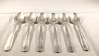 CHRISTOFLE Tea Spoons Set of 6, Silver Plated, Made in France 1960's, All-174g.