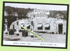 Found PHOTO of Old CONOCO Oil Company Gas Service Station Gasoline Missouri USA